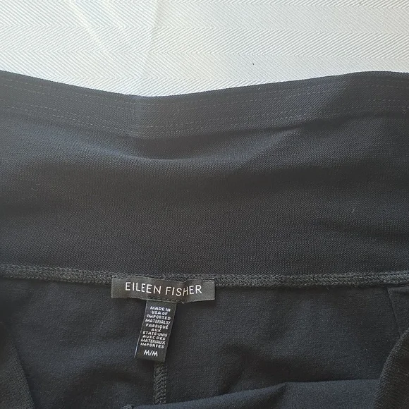 🌸Eileen Fisher Washable Stretch Crepe Ankle Pants Size M - Picture 8 of 15